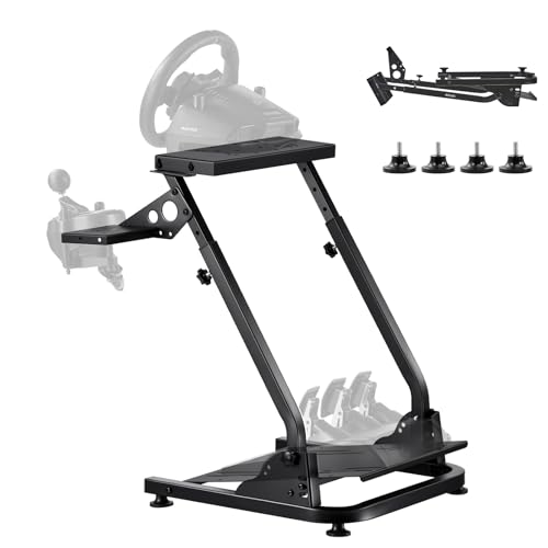 VEVOR Support de Volant Course Pliable Cockpit Simulateur Course Régla