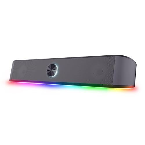 Trust Gaming GXT 1619 Rhox Barre de Son RGB 12W (6W RMS), Enceinte PC