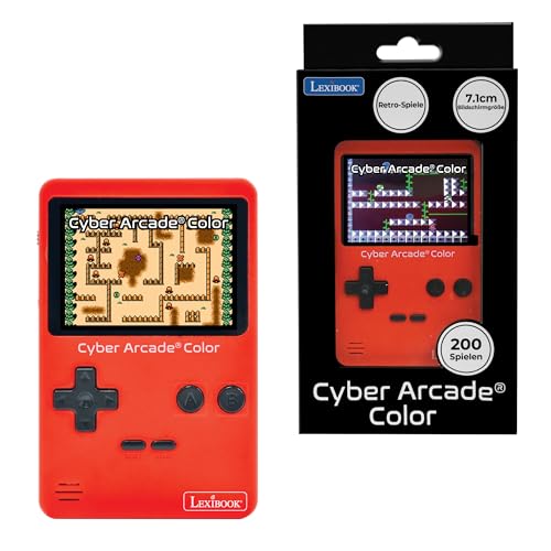 Lexibook, Cyber Arcade® Color, Console de Jeux rétro Portable, 200 Jeu