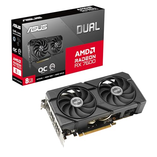 ASUS Dual Radeon™ RX 7600 Evo OC Edition 8 Go GDDR6 - Carte Graphique