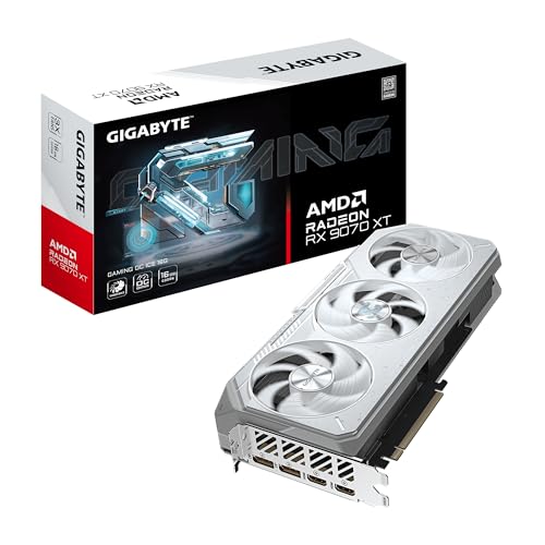 GIGABYTE Radeon RX 9070 XT Gaming OC Ice 16G Carte Graphique - 16GB GD