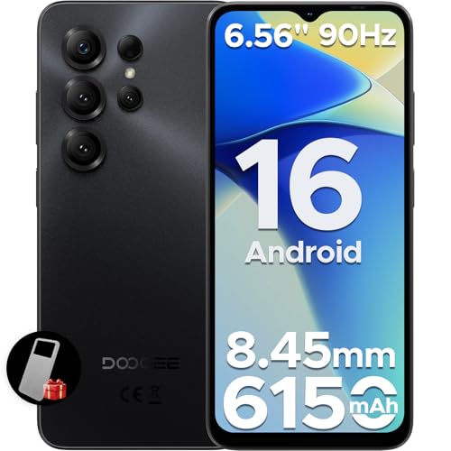 DOOGEESmart NOTE56X Android 16 Smartphone Pas Cher, 6150mAh Telephone