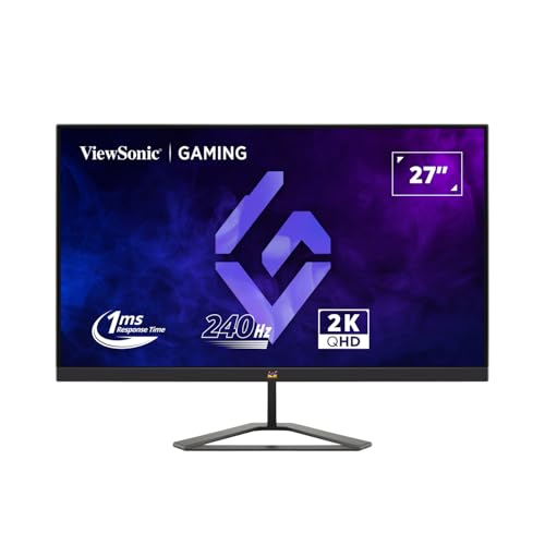 ViewSonic VX2758A-2K-PRO-3 Écran PC Gamer 27 Pouces, IPS Moniteur de J