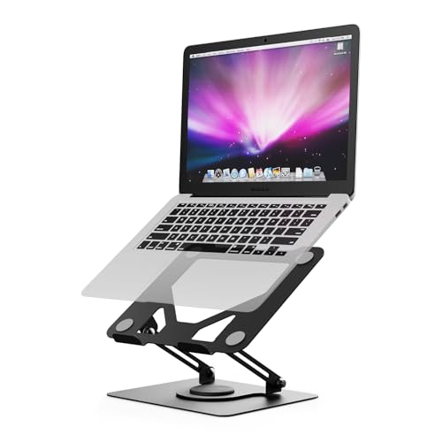 Support Ordinateur Portable Ergonomique Rotatif 360°, GRIFEMA GB1050 -