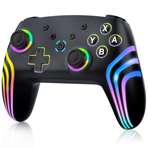 MYSTILUCK Manette Sans Fil Pro pour Switch/Switch 2/Lite/OLED/PC, Cont