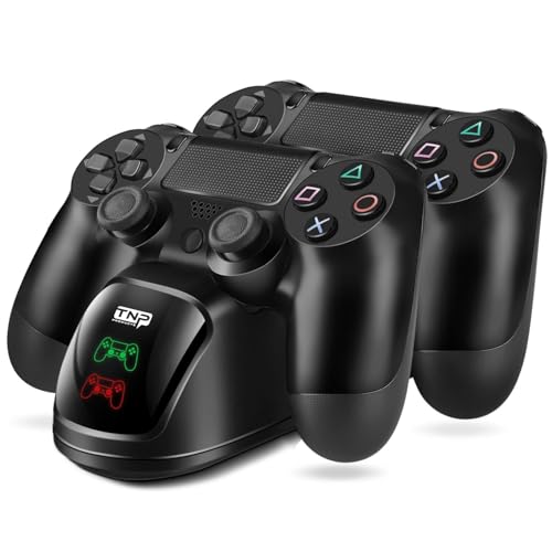 TNP Station de Charge pour Manette PS4-Chargeur Rapide avec Double Soc