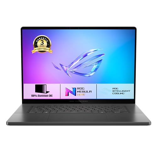 ASUS ROG Zephyrus G16 GU605CR avec RTX 5070 Ti et écran OLED