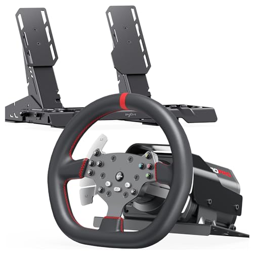 PXN V10 Ultra Volant de Course Direct Drive avec Pédales – Volant de J