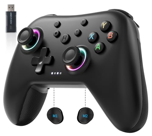 AceGamer Aurora 2.4G Manette sans fil pour PC Windows/Switch 2/Switch/