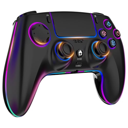 MYSTILUCK Manette sans fil pour PS4/PS3/Pro/PC/MAC/iOS/Android/Steam D