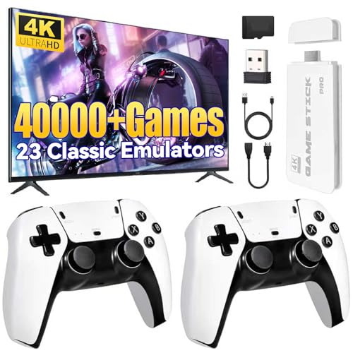 YunLone Console de jeux rétro Nawchedo 4K HDMI avec plus de 40 000 jeu