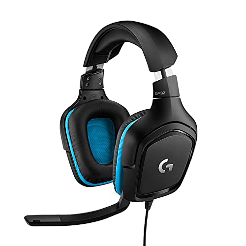 Logitech G432 Casque Gamer Filaire, Son 7.1 Surround, DTS Headphone:X