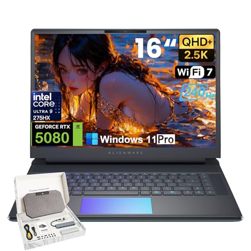 Alienware Area-51 Ordinateur Portable de Jeu 16" 2,5 K QHD+ 240 Hz...