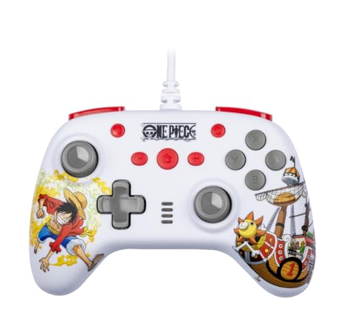 Konix One Piece Manette filaire pour Nintendo Switch, Switch 2 et PC -