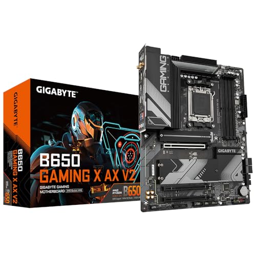GIGABYTE B650 Gaming X AX V2 Carte mère - AMD Ryzen série 9000, VRM 8+